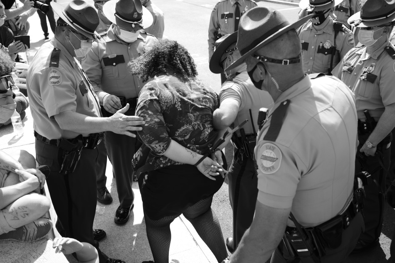 Dozens of Black Lives Matter Demonstrators Arrested at Capitol